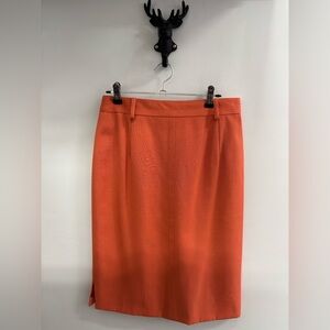 Chic HAMMER Orange Pencil Skirt for Women